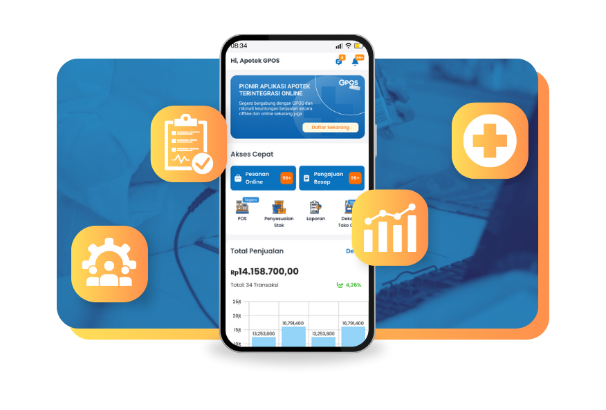 Sistem Aplikasi Kasir Apotek Handphone Smartphone